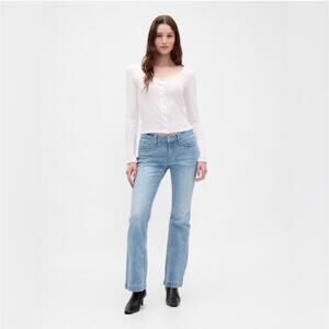GAP | Long and Lean Stretch Bootcut Jeans | 6 Ankle